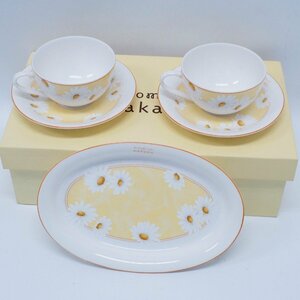 未使用品 hiromichi nakano 食器セット　カップ＆ソーサー×２　プレート×１