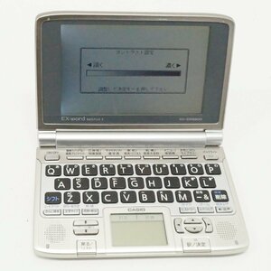 中古 カシオ CASIO 電子辞書 XD-SW6500 EX-word シルバー 動作確認済み