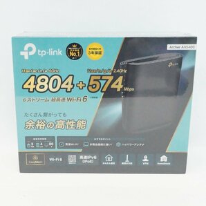 未使用 未開封 TP-Link Wi-Fi 6 ルーター Archer AX5400 4804+574Mbps 11axの画像1