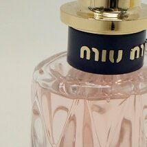 中古 MIU MMIU ミュウミュウ ローロゼ オードトワレ 50ml 香水 残量多め_画像3