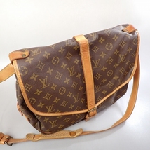 BR-3348◆Louis Vuitton　ショルダーバッグ　ソミュール　35　ヴィンテージ　モノグラム　20240404_画像2