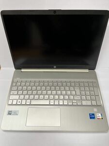 【43261.0405R】☆中古品初期化済み！☆HP　ノートパソコン　15s-fq2632TU　コード類付き　256GB　メモリ8GB　15.6インチ