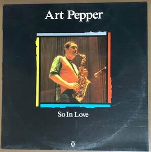 Art Pepper So In Love