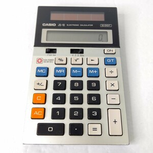 CASIO calculator JS-10 beautiful goods electronic karukyu letter - retro 