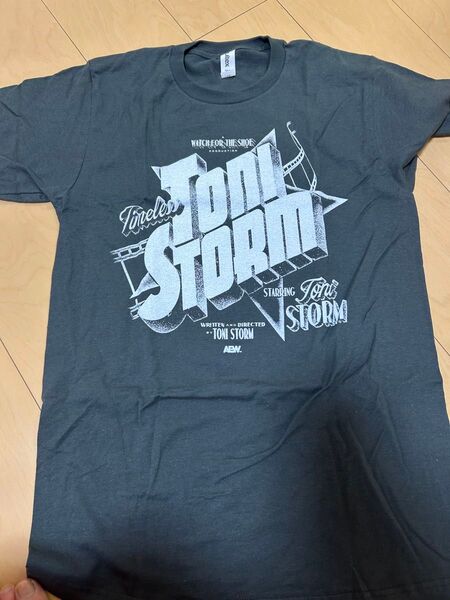 AEW トニー・ストーム 新品 非売品 Tシャツ US