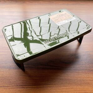 【新品】ミニテーブル アウトドア キャンプ 小物置き 折り畳みテーブル 緑の画像2