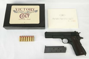 ☆六研&リアルマッコイズ COLT コルト M1911A1 U.S.ARMY ダミーカート モデルガン 本体・箱付 USED☆サミ