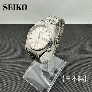 セイコー　クオーツ 腕時計　シルバーウェーブ　ステンレス　シルバー　SEIKO ヴィンテージ　SilverWave 稼働品