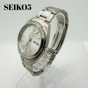 SEIKO5 腕時計 スケルトン　自動巻き ステンレス　シルバー　7S26 セイコーファイブ　自動巻 腕時計