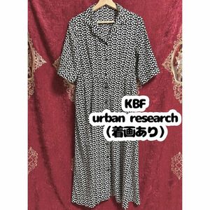 KBF urban research アーバンリサーチ 花柄 シフォンワンピース