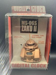 機動戦士ガンダム MS-06S ZAKU2 ザク デジタルクロック 時計 置き時計 キャラクター グッズ ザク2 ガンダム アニメ 漫画 フィギュア 雑貨