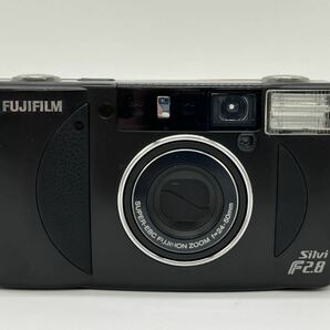 【 FUJIFILM Silvi F2.8 SUPER-EBC FUJINON ZOOM f 24-50mm カメラ 】 フジフィルム コンパクト フィルムカメラ フィルム ブラックの画像1