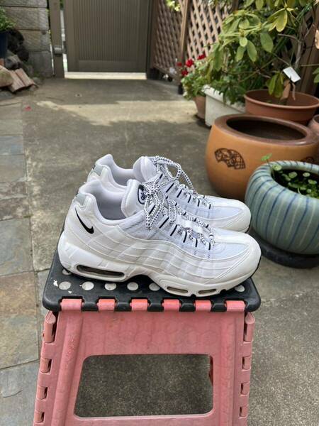 美品　エアマックス95 airmax95 オレオ　WHITE 海外限定