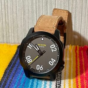 NIXON ニクソン THE RANGER 40 LEATHER ザ・レンジャー レザー アナログ クォーツ 時計 AC23281