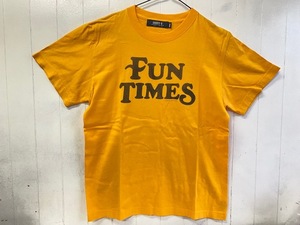 メンズサイズ S 【 新品 ! 未使用 ! 】 特価 ! UNDER-A Tシャツ 半袖 メンズ レディース シンプル YELLOW イエロー / 管理FA-G400