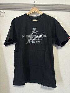 ★ネイバーフッド★fragment★コラボロゴT★黒★サイズ2★半袖Tシャツ 