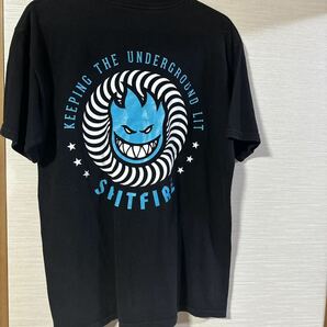 SPITFIRE スピットファイア 黒 半袖 Tシャツ ストリート スケーター Mサイズの画像2