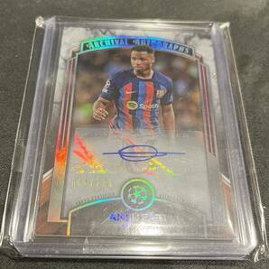 アンス・ファティ 2022-23 Topps Museum Ansu Fati Auto /299 Barcelona 直筆サインカードの画像1