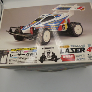 ニッコー フレームバギー レーザー 4WD 白ボディ ラジコン 動作未確認 激安1円スタート の画像9