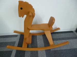  wooden horse toy for riding wooden toy super-discount 1 jpy start 