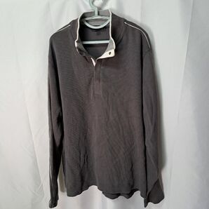 A1181 スウェット ハイネック スナップボタン