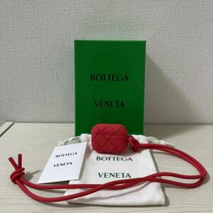 【新品】定価30,800円 BOTTEGA VENETA ボッテガヴェネタ イントレチャート AirPods Pro ケース　レッド　赤　エアーポッズ プロ　イヤホン