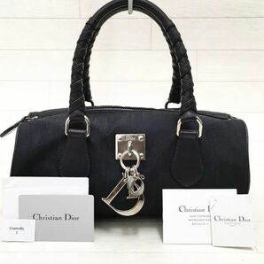 Christian Dior クリスチャンディオール　トロッターミニボストンバッグ　