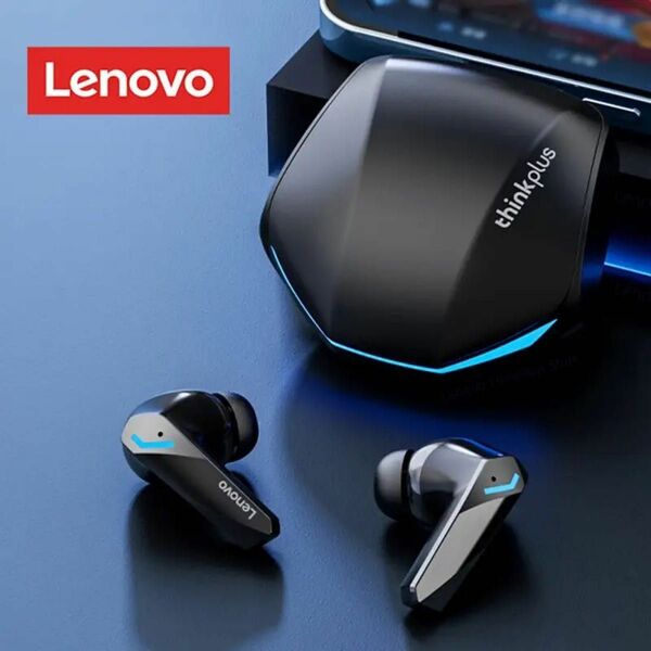 【新品・未開封】レノボ Lenovo Bluetooth 5.3 Gm2pro ワイヤレスゲーミングイヤホン ブラック