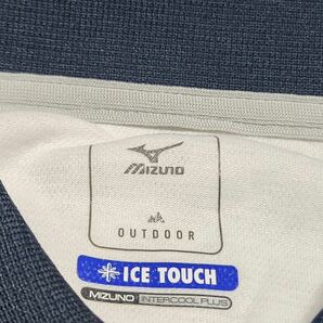 MIZUNO ミズノ アウトドアウェア アイスタッチ 半袖ポロシャツ メンズ M 新品タグ付きの画像6