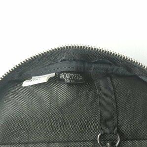 美品 PORTER ポーター SMOKY スモーキー SLING SHOULDER BAG スリング ショルダー ボディバッグ 黒 ブラック【参考価格￥33,000-】の画像7