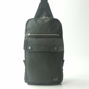 美品 PORTER ポーター SMOKY スモーキー SLING SHOULDER BAG スリング ショルダー ボディバッグ 黒 ブラック【参考価格￥33,000-】の画像2