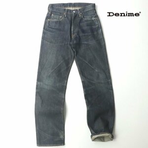 レア物！初期 オリゾンティ 旧ドゥニーム DENIME 日本製 濃紺 赤耳 セルビッチデニム XX 501 66モデル W29 ダルチザン エヴィス