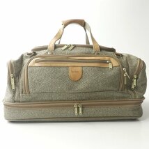 美品 HARTMANN ハートマン TWEED LEGEND 牛革 ベルティングレザー ツイード トラベルボストン 2Way ダッフルバッグ【参考価格￥93,000-】_画像2