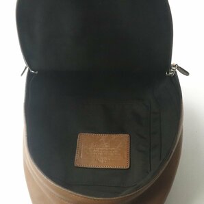 美品 COACH コーチ F71751 牛革 スムースレザー ボディバッグ ワンショルダー スリングパック ボディバッグ キャメル【相場価格￥66,000-】の画像5