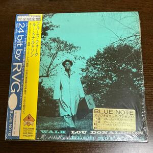 紙ジャケ シュリンク付 ブルーノートRVGリマスター　ルー・ドナルドソン blues walk