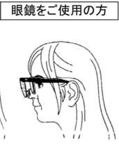 メガネ型ルーペ 拡大鏡 1.8倍 眼鏡の上から使える オーバーグラス対応 ルーペめがね 眼鏡 ハンズフリー おしゃれ 男女兼用 赤色 送料無料_画像5