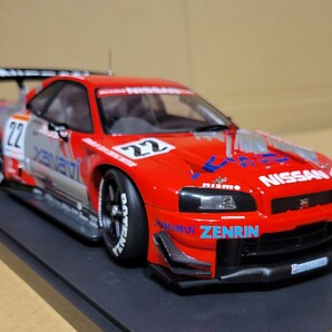 オートアート 1/18 JGTC 2002 XANAVI NISMO GT-Rの画像3