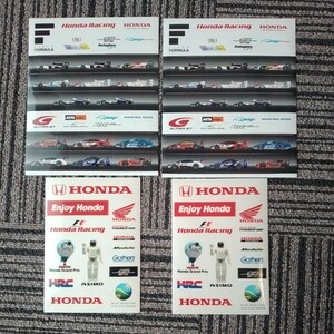 非売品　Honda racing ステッカー・シール