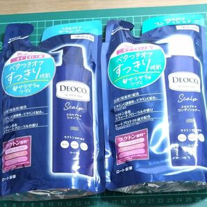  デオコ スカルプケアシャンプー つめかえ用 370ml×1スカルプケアコンディショナー 詰替用 370g