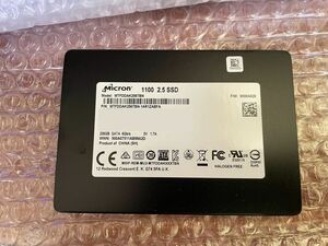 Micron製 マイクロン 1100シリーズ MTFDDAK256TBN 内蔵SSD2.5インチ 256GB