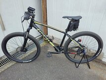 ★美品★ GIANT/ジャイアント TALON 3 ブラック Mサイズ 27.5インチ マウンテンバイク 前後油圧ディスクブレーキ 2*8s MTB 16speed_画像2