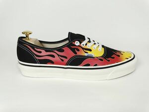 【44dx】vans authentic flame フレイム ファイヤーパターン 炎 バンズ オーセンティック 28.5 anaheim アナハイム VN0A38EN4231