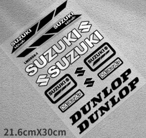 ★アウトレットセール★新品 MotoGP RACING Team SUZUKI ECSTAR GSXR レーシング ステッカー 21 x 29 cm スポーツ デカール シール グッズB