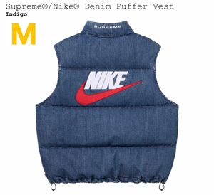 Supreme x Nike Denim Puffer Vest ベスト