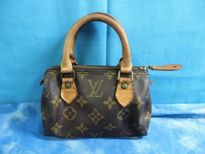 ★LOUIS VUITTON ヴィトン ショルダーバッグ モノグラム ミニスピーディ ヴィンテージ リペア品