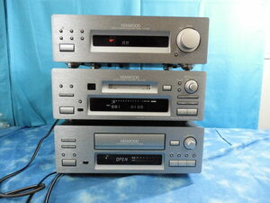 *KENWOODD Kenwood KXF-5002 cassette deck / KTF-5002 tuner / DPF-7002 MD recorder / stereo system player 