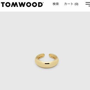 新品 TOM WOOD トムウッド EAR CUFF イヤーカフ Thick ゴールド M ユニセックス