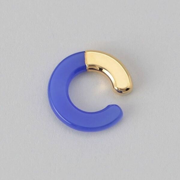 新品 PREEK プリークUKISHIMA BLUEAGATE EAR CUFF イヤーカフ コバルトブルー BLUEAGATE 完売品 