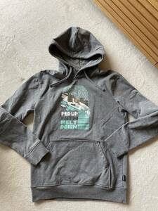 USED美品★国内正規品★patagoniaパタゴニア★Fed Up With Melt Down Uprisal Hoody★雪崩イラスト裏起毛フーディスウェットパーカー