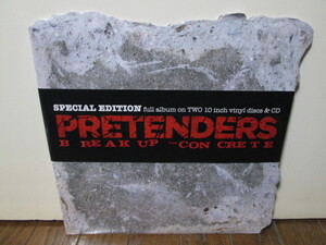 sealed 未開封 US-original 特殊ジャケット Break Up the Concrete 10inch×２[Analog] ザ・プリテンダーズ Pretenders レコード vinyl